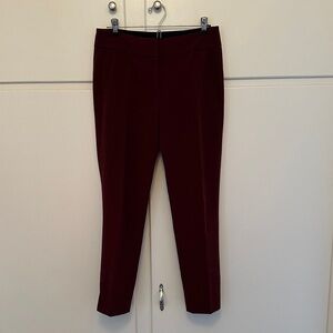 LIKE NEW Loft Red Burgundy Women's Dress Pants Work